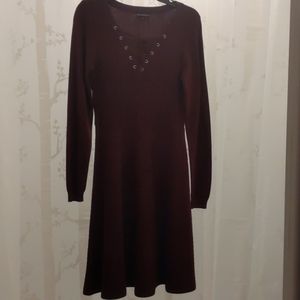 Nina Leonard Fit & Flare Dress